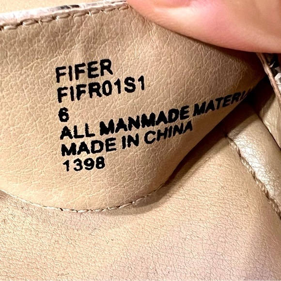 Steve Madden Fifer Python Snake Print Espadrille Wedge Sandals Platform women 6 - Picture 8 of 8